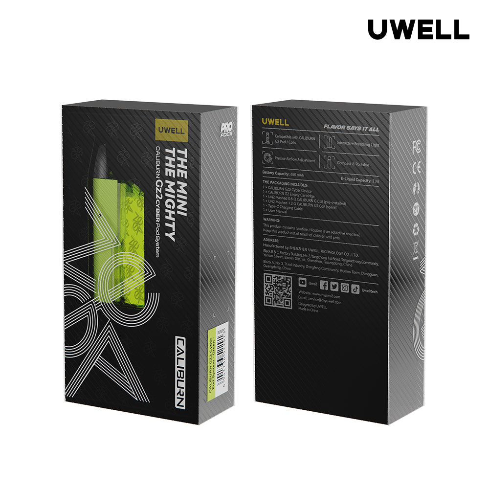 UWELL CALIBURN GZ2 Cyber | Breathing Light | 17Watt