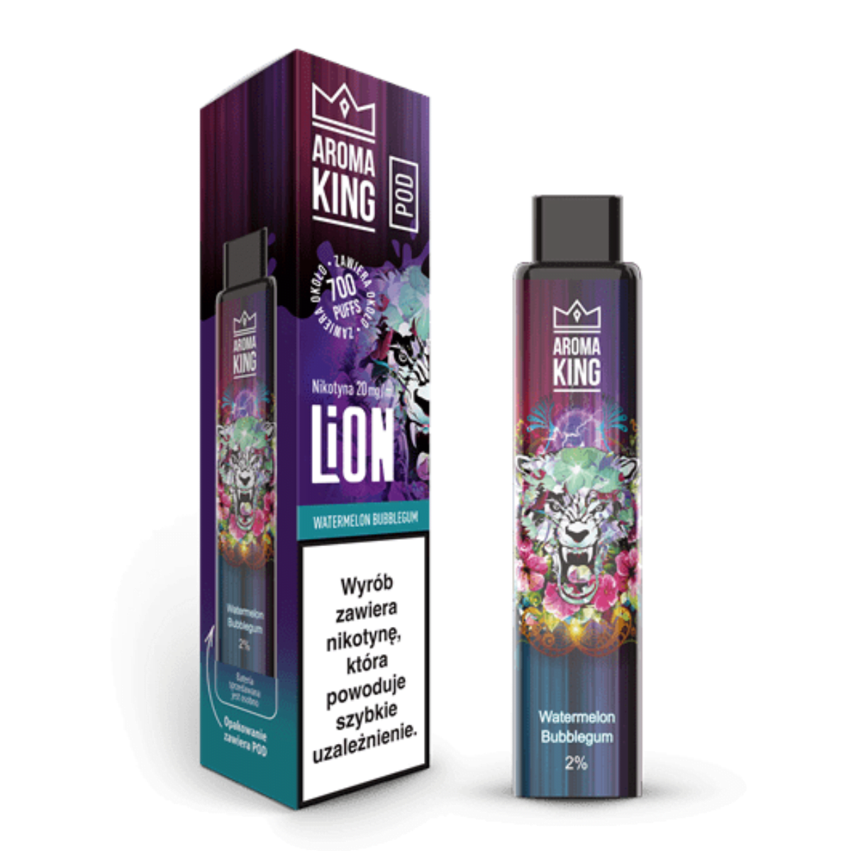 AROMA KING LION Pod | 700 Puffs | 4in1 Pack | VAVA VAPE